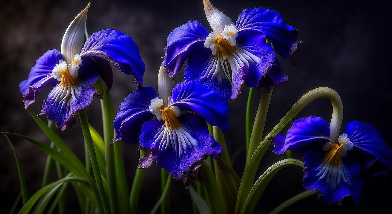 Iris flowers